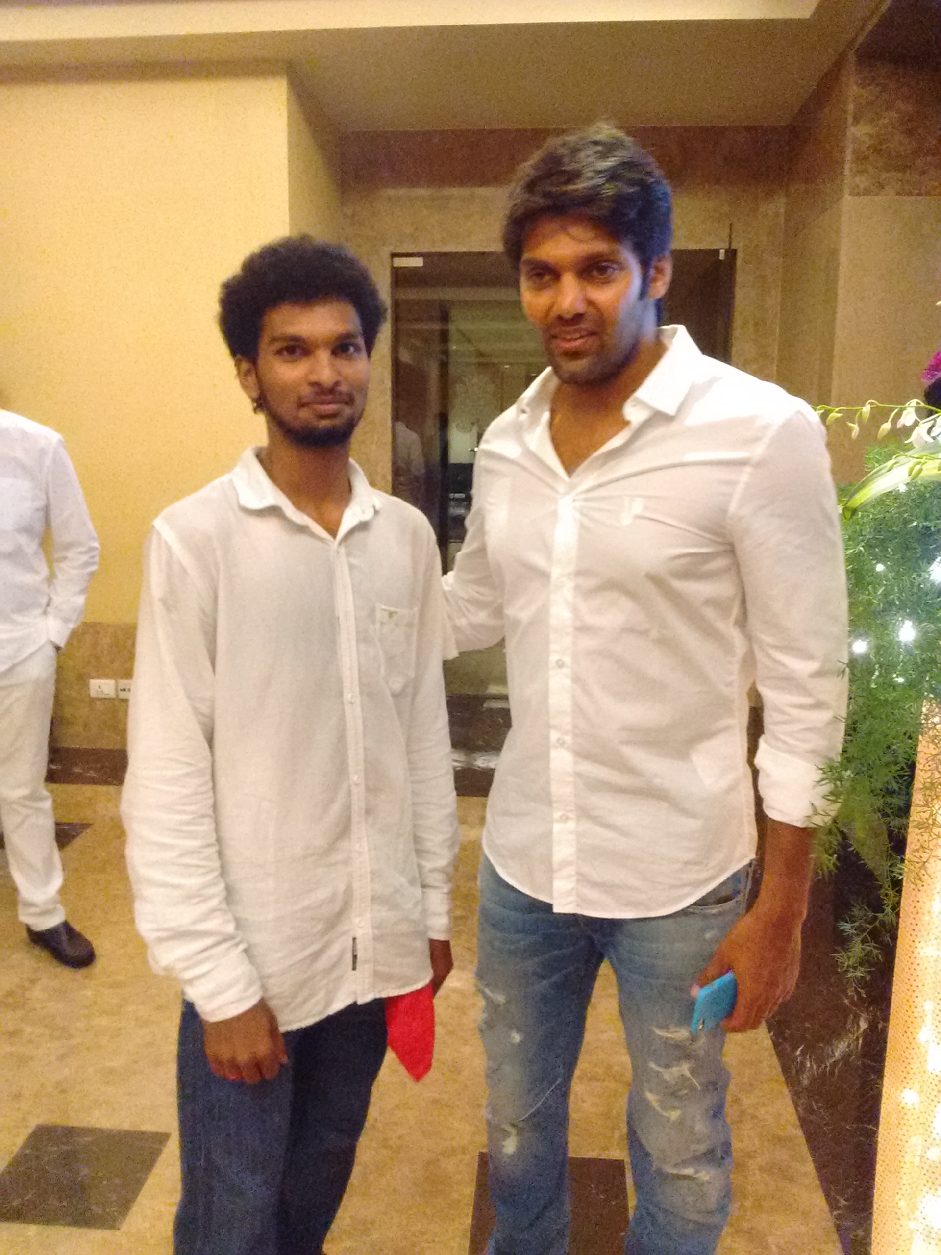With Actor Arya