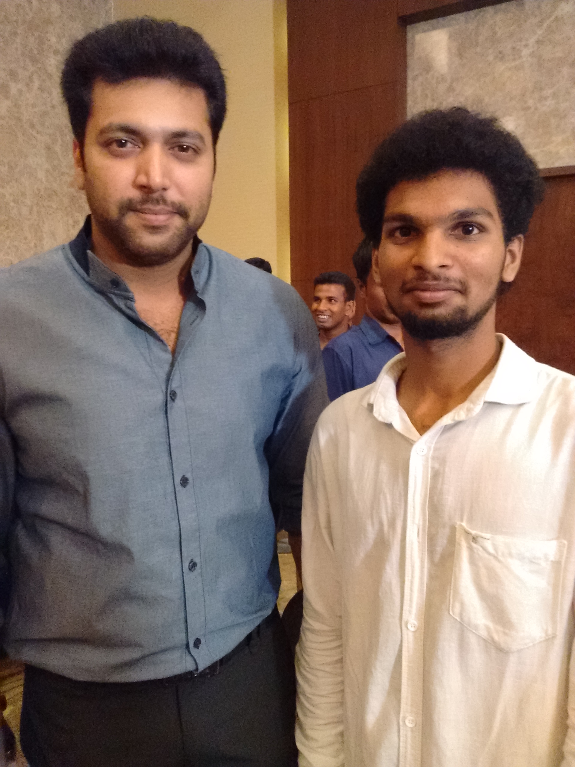 With Actor Jayam Ravi